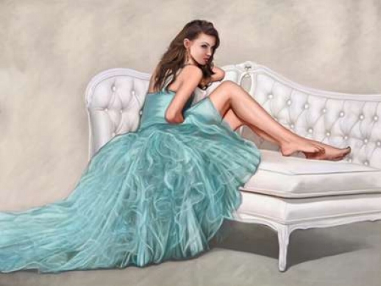 The White Sofa Poster Print by Pierre Benson - Item # VARPDX3BN2959